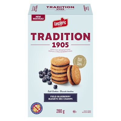 Biscuits tendre bleuets des champs 280gr