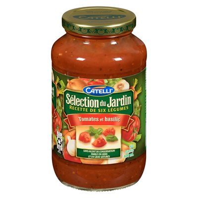 Sauce tomates & basilic 600ml