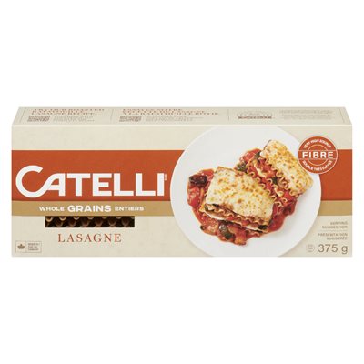 Pâtes lasagne 100% gr.entiers 375gr