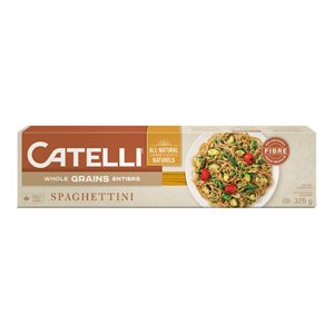 Pâtes spaghettini 100% grains entiers 375gr