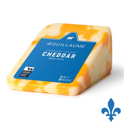 Fromage cheddar marbré bloc 275gr