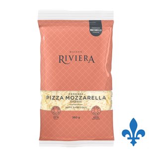 Fromage pizza mozzarella râpé 360gr