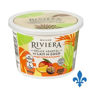 Délice végétal lait coco mangue / fruit passion 500gr