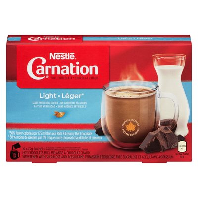 Mélange chocolat chaud léger 10un