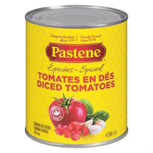 Tomates en dés avec épices 796ml