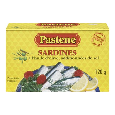 Sardines à l'huile d'olive 120gr