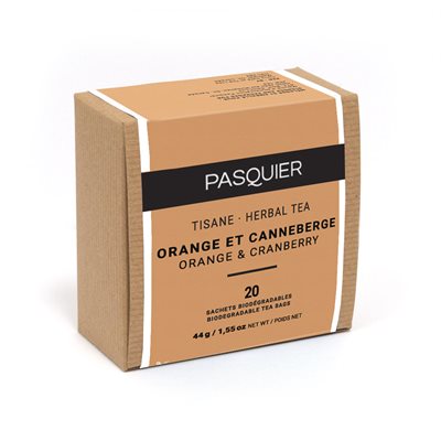 Tisane orange & canneberge 20un