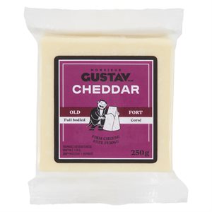Fromage cheddar fort blanc 250gr