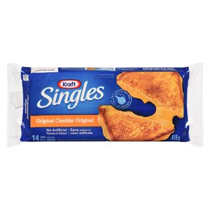 Fromage cheddar 14 tranches épaisses 410gr