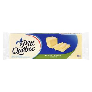 Fromage cheddar mi fort blanc 400gr