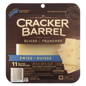 Fromage suisse 11 tranches 220gr
