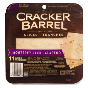 Fromage monterey jack 11 tranches 220gr