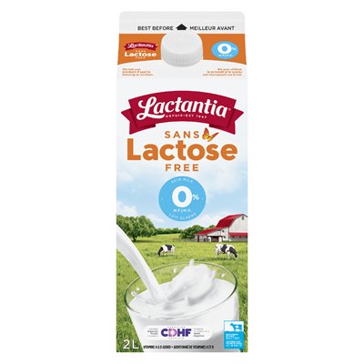 Lait sans lactose écrémé 2lt