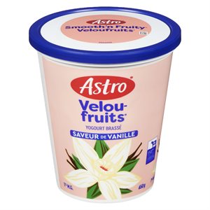 Yogourt vanille 1.5% 650gr