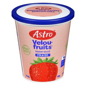 Yogourt fraise 1% 650gr