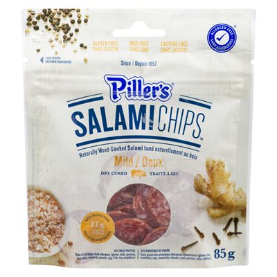 Salami chips doux tranché 85gr