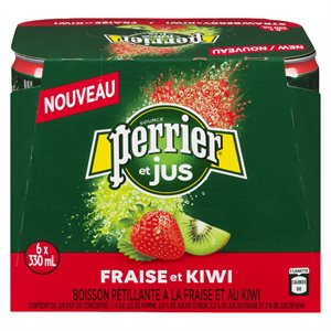 Boisson pétillante fraise & kiwi can 6x330ml