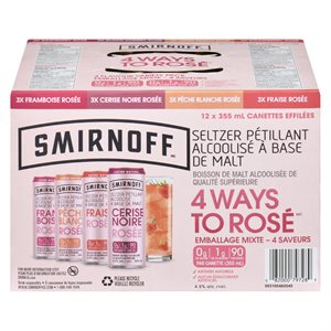 Seltzer rosé mix .4.8% 12x355ml