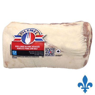 Demi longe de porc frais désossée