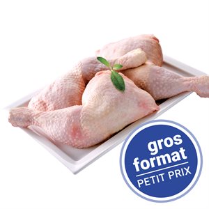 Cuisses de poulet avec dos GROS FORMAT