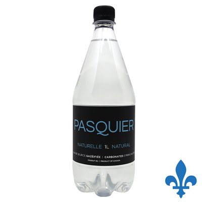 Eau de source gazéifiée naturelle 1lt