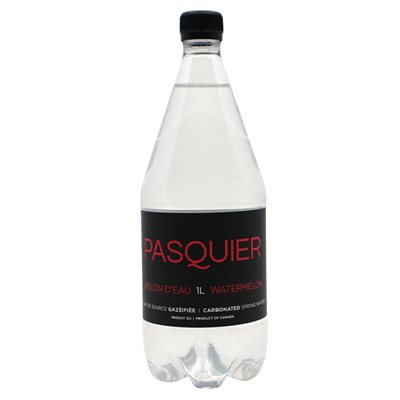 Eau de source gazéifiée melon d'eau 1lt