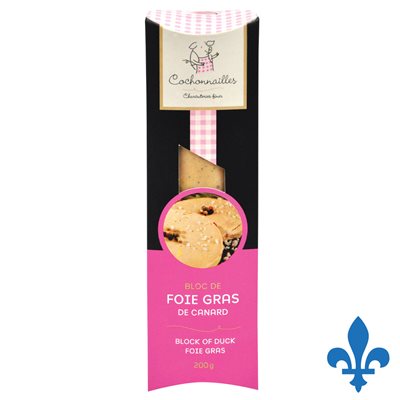 Bloc foie gras de canard 200gr