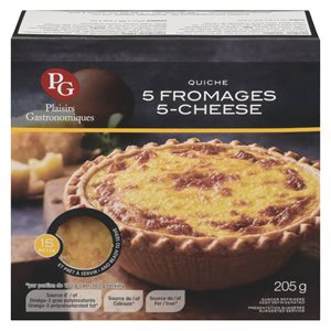 Quiche 5 fromages 205gr