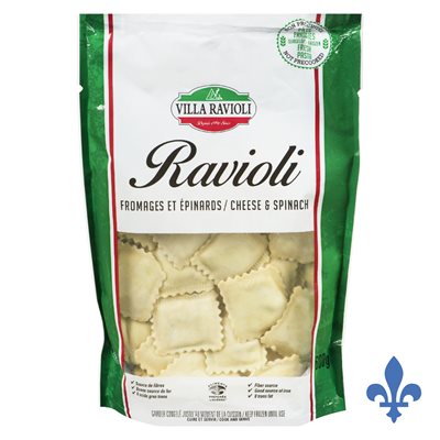 Ravioli fromage épinard surgelé 600gr