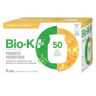 Probiotique lait fermenté vanille 6x98gr