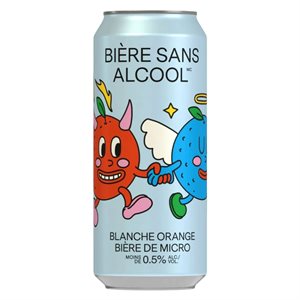 Bière sans alcool blanche à l'orange 473ml