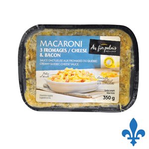 Macaroni 3 fromages & bacon 350gr