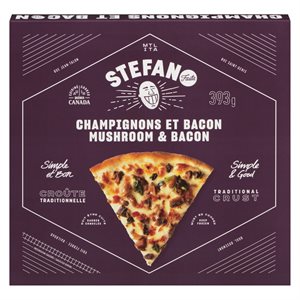Pizza champignons et bacon 393gr