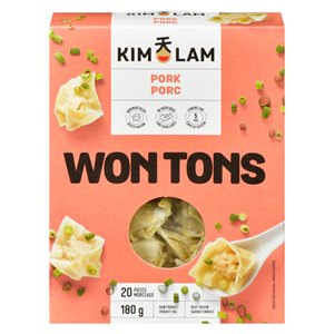 Wonton porc 180gr