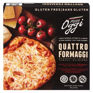 Pizza 4 fromages sans gluten 450gr