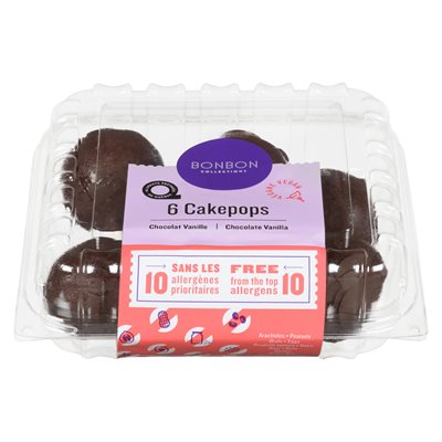 Cakepops choco & vanille surgelés 6un 270gr