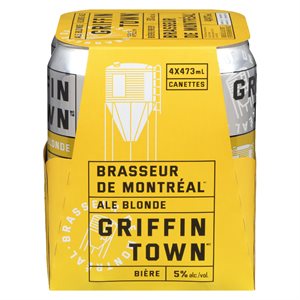 Bière ale montréalaise blonde 5% can 4x473ml