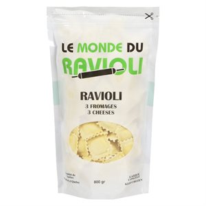 Ravioli trois fromages surgelé 800gr