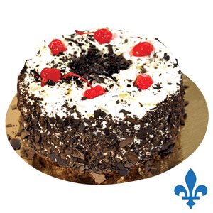 Gâteau forêt noire rond 7" 600gr