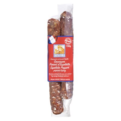 Saucisson piment d'espelette 150gr