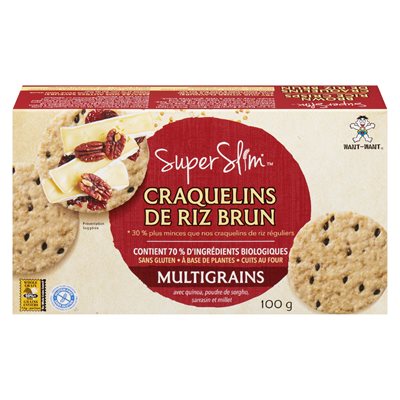 Craquelins riz brun multigrains 100gr