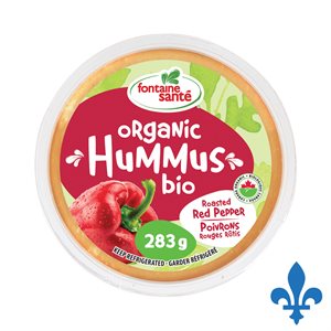 Hummus bio poivron rouge rôti 283gr