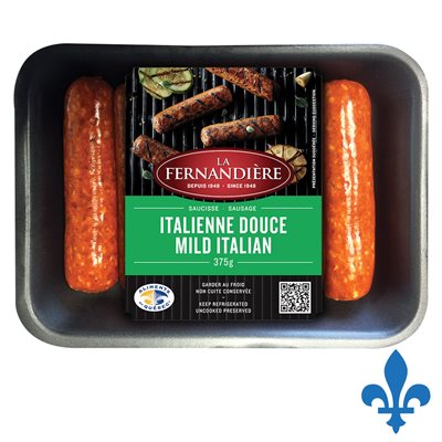 Saucisse italienne douce 375gr