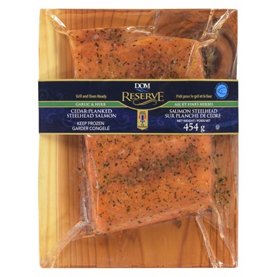 Saumon fumé coho planche herbes & ail 454gr