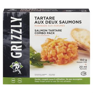 Tartare deux saumons 150gr