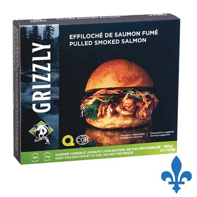 Effiloché de saumon fumé 200gr