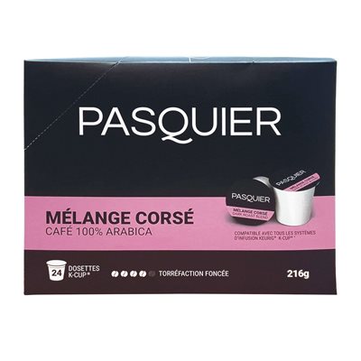 Café mélange corsé k-cup 24un 216gr