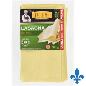 Feuilles de lasagne 700gr