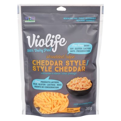 Style cheddar jaune râpé 227gr