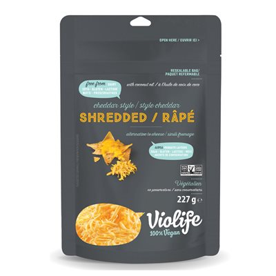 Style cheddar jaune râpé 227gr